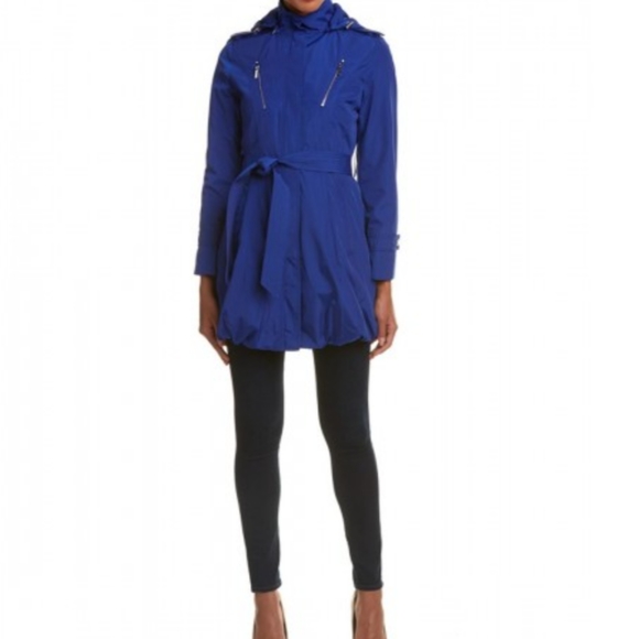 Laundry by Shelli Segal Bubble hem Rain jacket - Picture 1 of 8